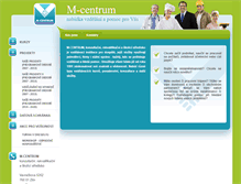 Tablet Screenshot of mcentrum.cz